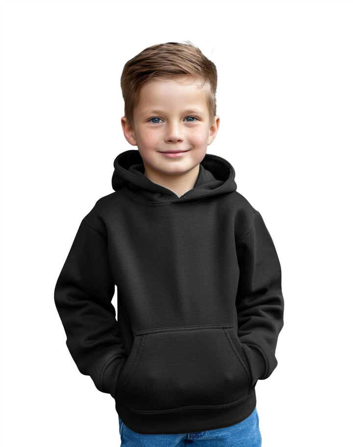 Kids Plain Pullover Hoodie Age 3-13 Years