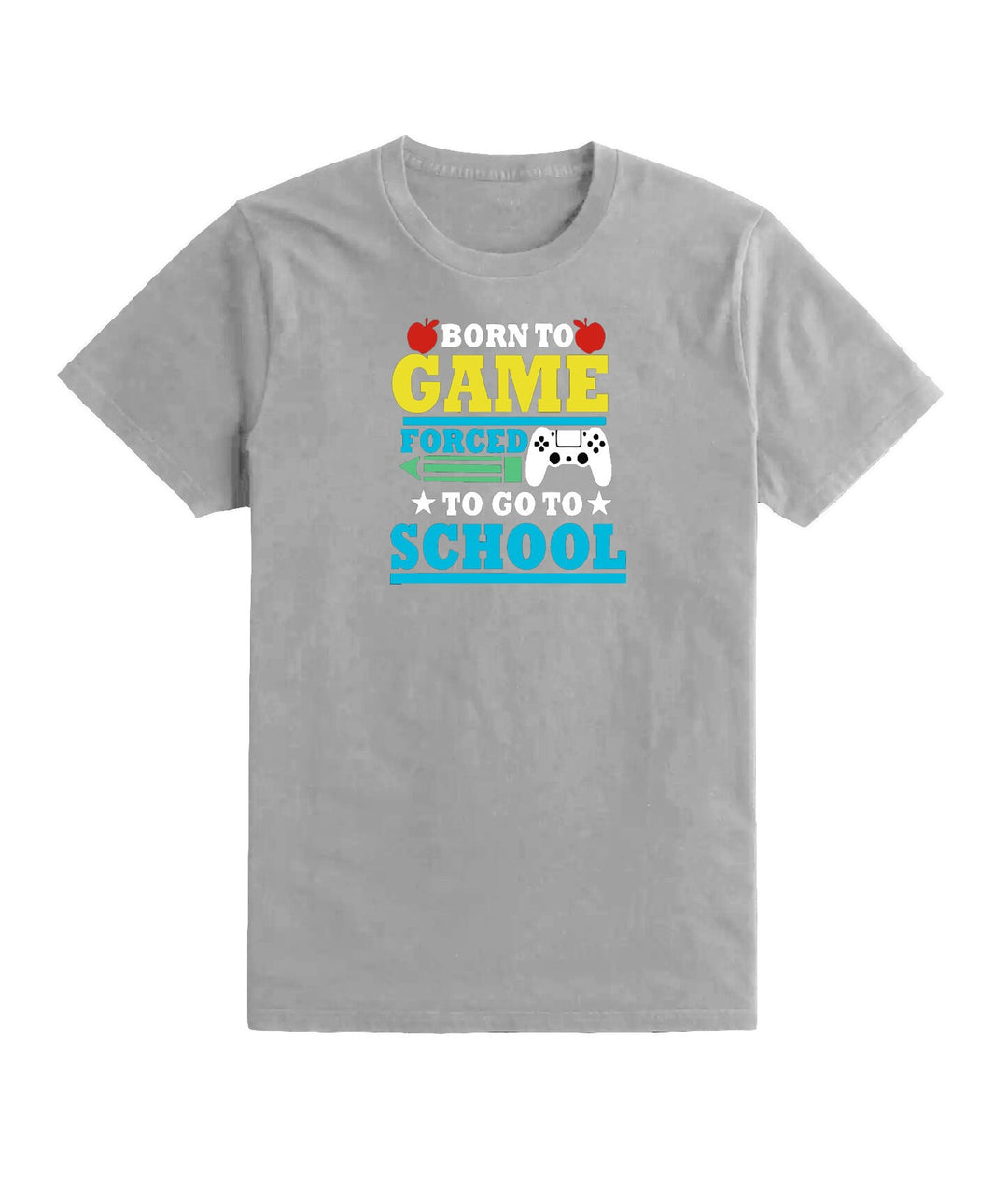 Kids Born To Game Boys Girls T Shirt Tee Top New Gifts Presents Age 5-13 Years