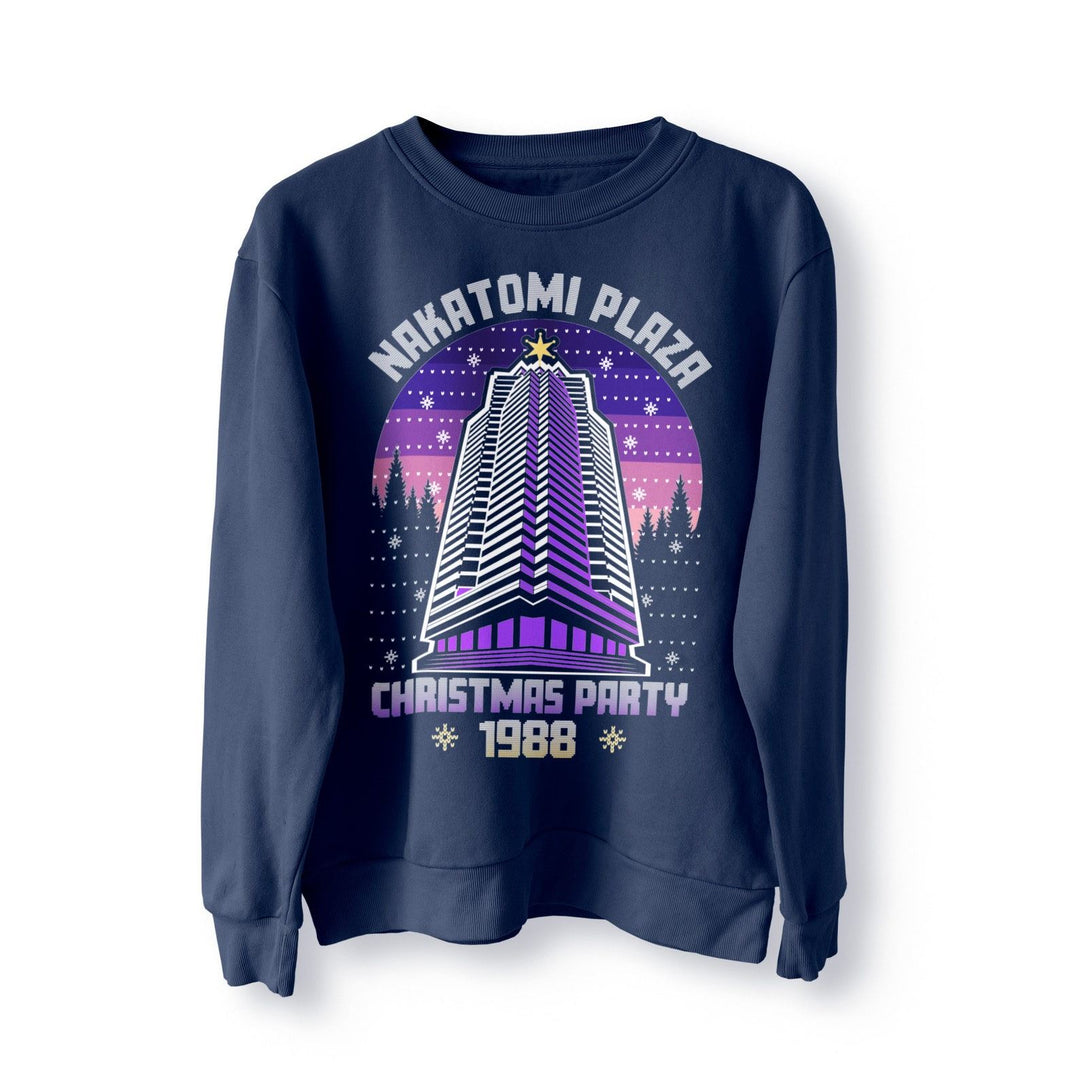 Nakatomi Plaza Party 1988 Christmas Jumper, Sweater, Sweatshirt, Xmas Funny 80's Die Movie Bruce