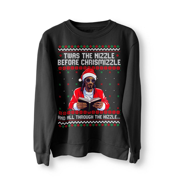 Funny Rapper Christmas Jumper, Ugly Christmas Sweater Funny Christmas Sweatshirt, Christmas Sweater