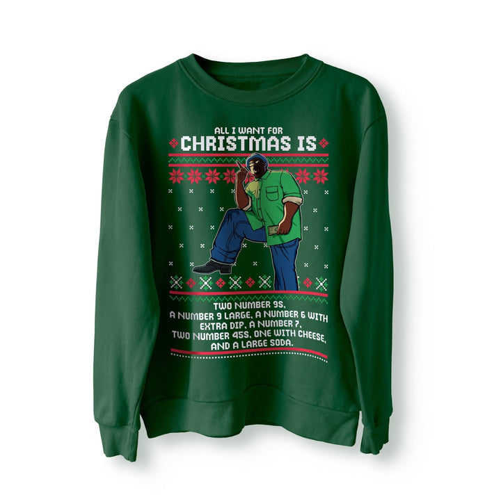 Big Smoke Funny Christmas Jumper, All I Want for Xmas Sweater, Sweatshirt, Christmas Gamer Sweatshirt, GTA San Andreas