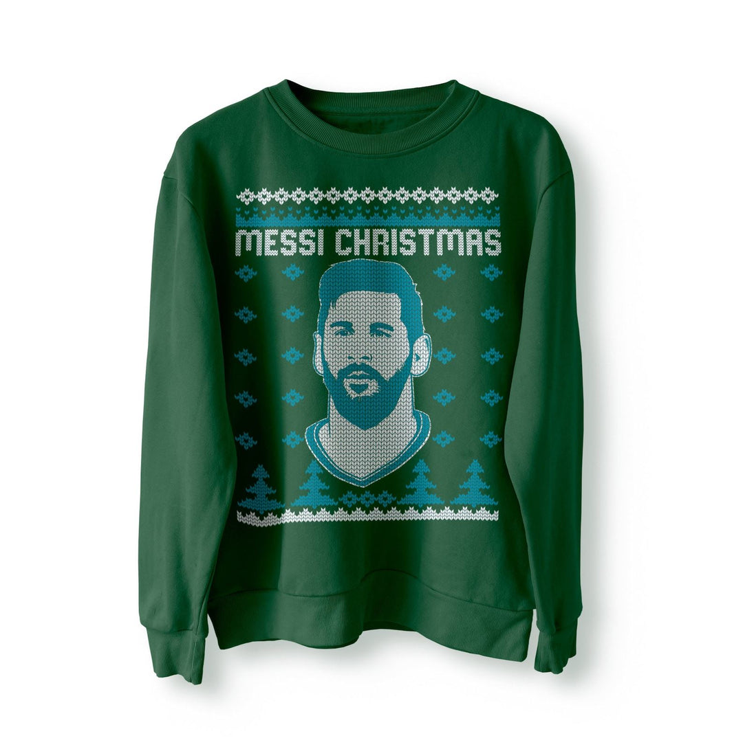 Messi Christmas Funny Christmas Jumper, Ugly Sweater, Sweatshirt, Xmas Funny Argentina Football World Cup