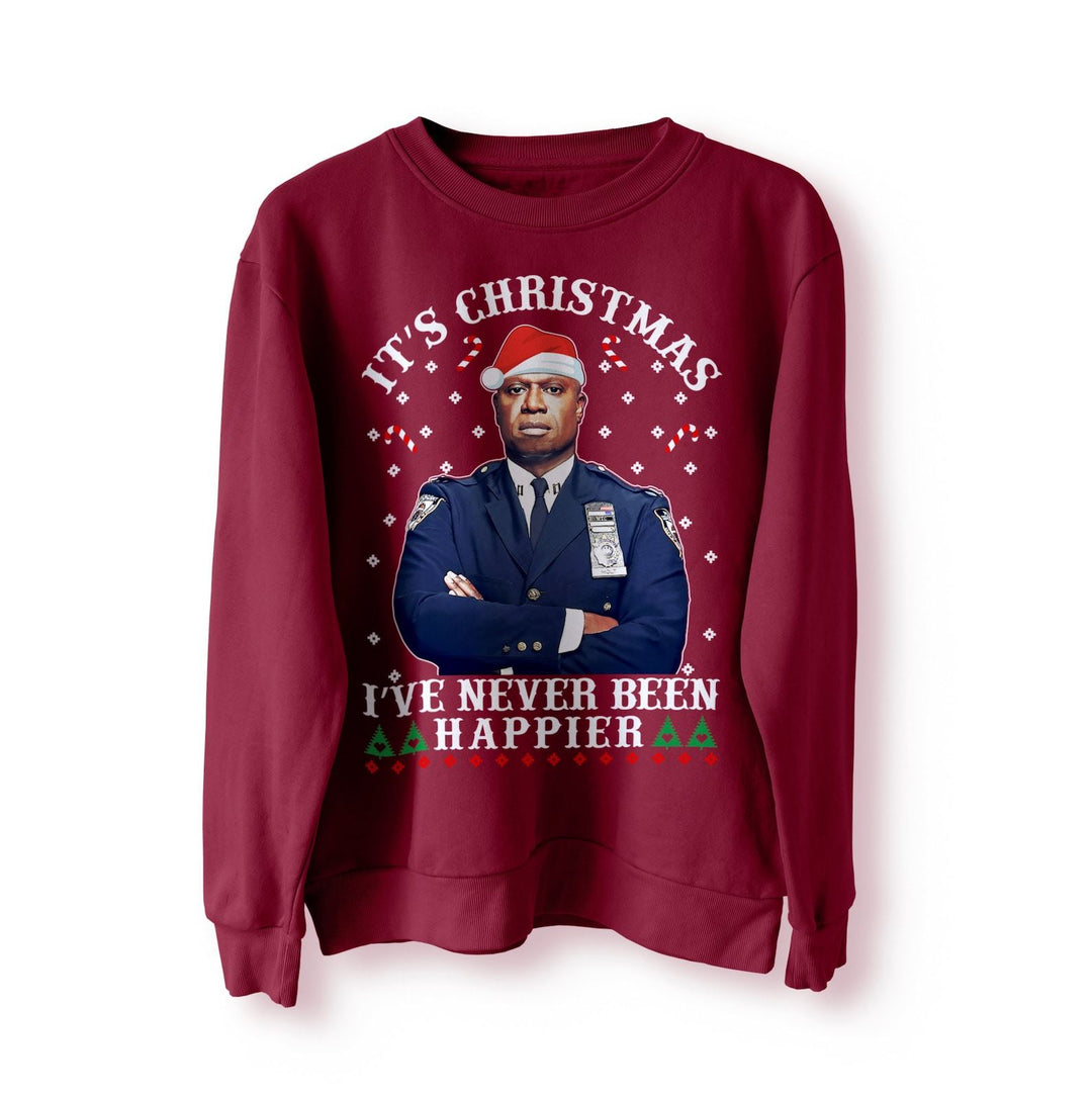 Captain Raymond Holt Funny Christmas Jumper, Sweater, Sweatshirt, Funny Brooklyn TV Show, Christmas Gifts