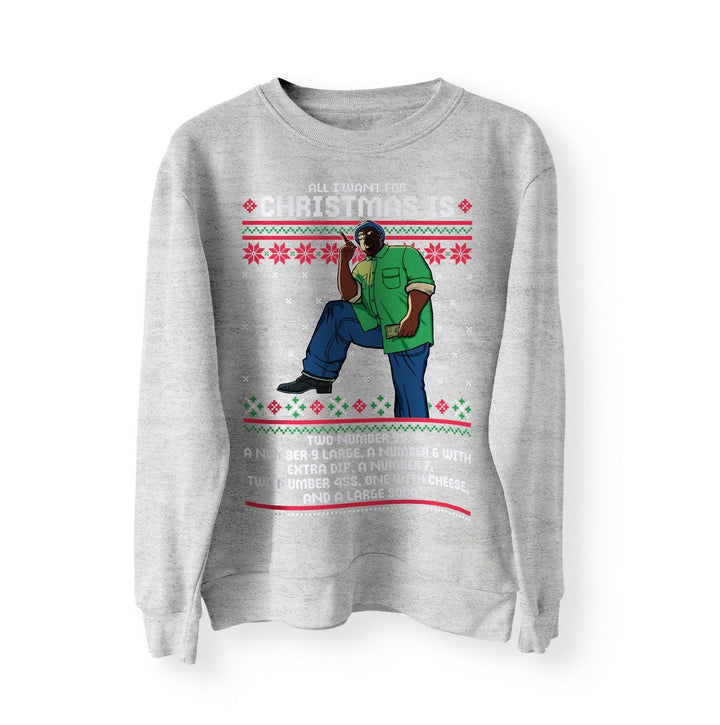 Big Smoke Funny Christmas Jumper, All I Want for Xmas Sweater, Sweatshirt, Christmas Gamer Sweatshirt, GTA San Andreas