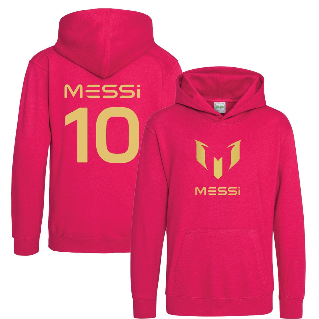 Kids Lionel Messi Inspired Soccer Hoodie Jumper footy merch Jumper Messi Merch Messi Boys Girls Gift Top Tee 3-13yrs Number 10 #10