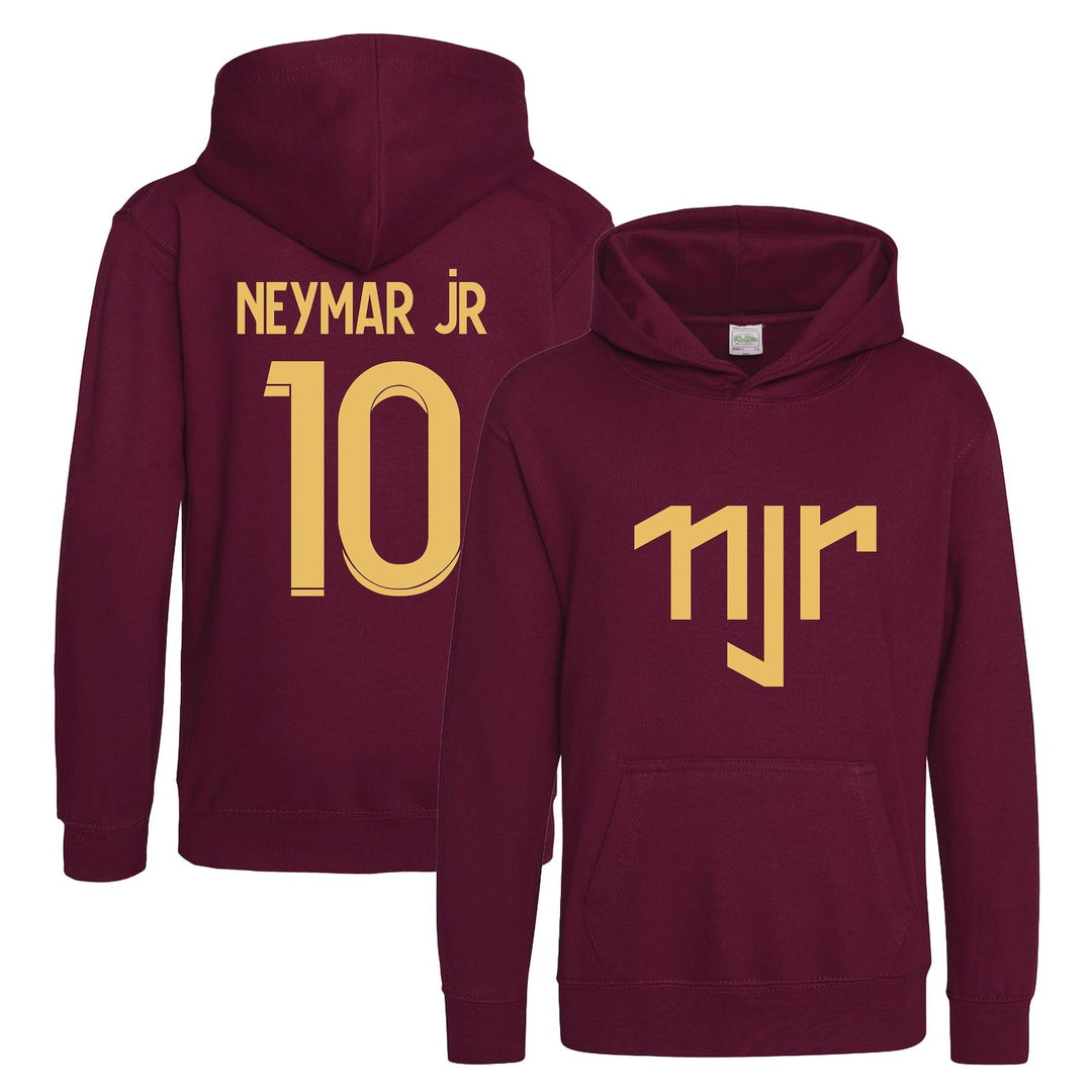 Kids Neymar Jr Inspired Soccer Hoodie Jumper footy merch Jumper Neymar Jr Merch Boys Girls Gift Top Tee 5-13yrs Number 10 # 10