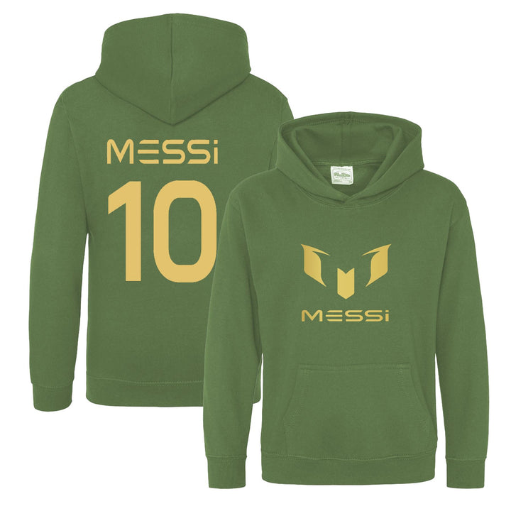 Kids Lionel Messi Inspired Soccer Hoodie Jumper footy merch Jumper Messi Merch Messi Boys Girls Gift Top Tee 3-13yrs Number 10 #10