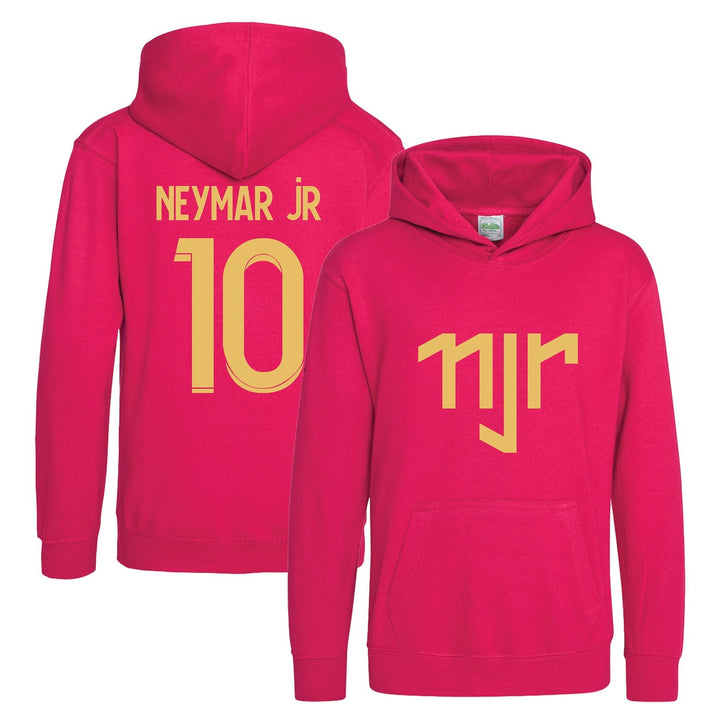 Kids Neymar Jr Inspired Soccer Hoodie Jumper footy merch Jumper Neymar Jr Merch Boys Girls Gift Top Tee 5-13yrs Number 10 # 10