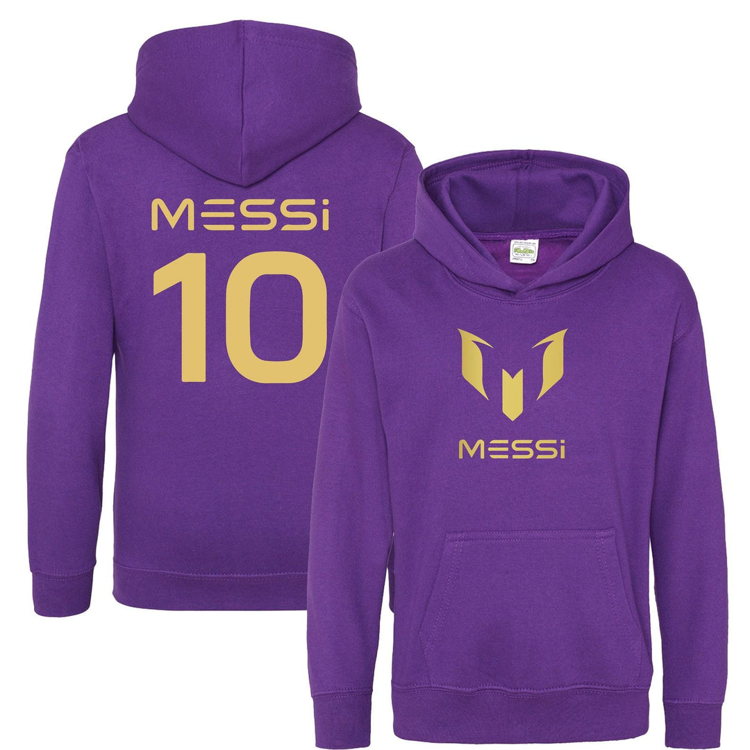 Kids Lionel Messi Inspired Soccer Hoodie Jumper footy merch Jumper Messi Merch Messi Boys Girls Gift Top Tee 3-13yrs Number 10 #10