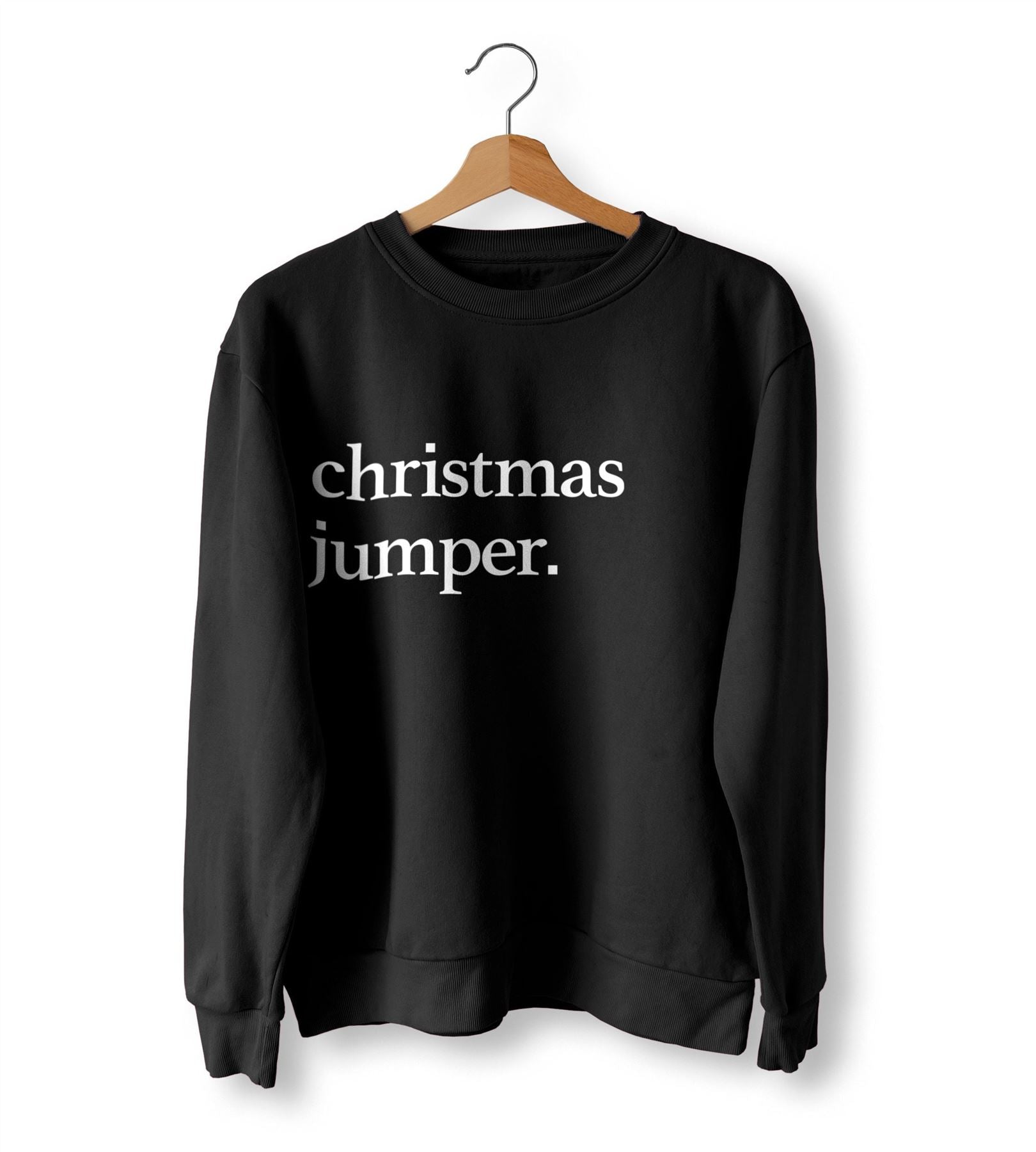 Christmas Jumper Funny Christmas Sweatshirts Xmas Jumpers Ugly Jumpers Black Macaw