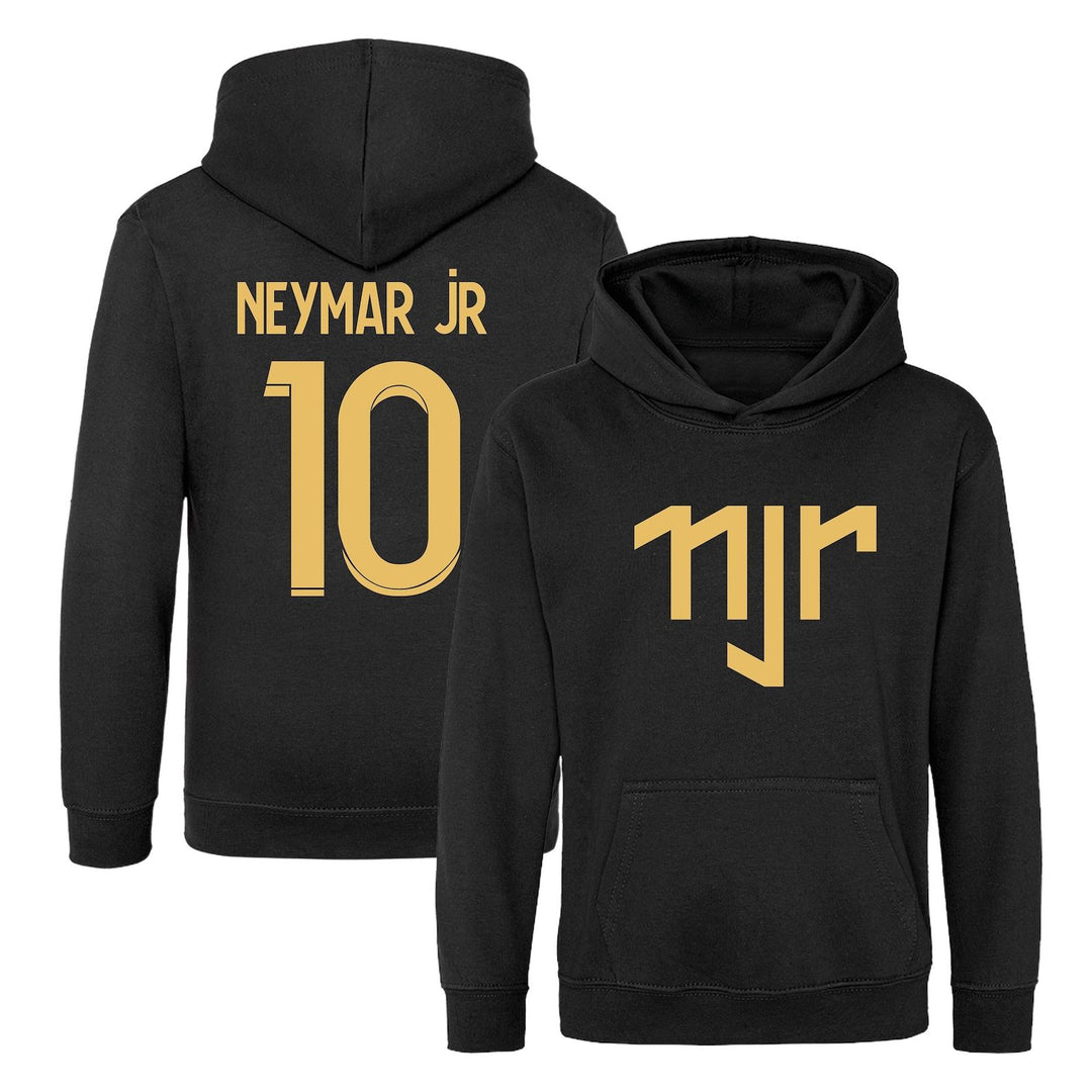 Kids Neymar Jr Inspired Soccer Hoodie Jumper footy merch Jumper Neymar Jr Merch Boys Girls Gift Top Tee 5-13yrs Number 10 # 10