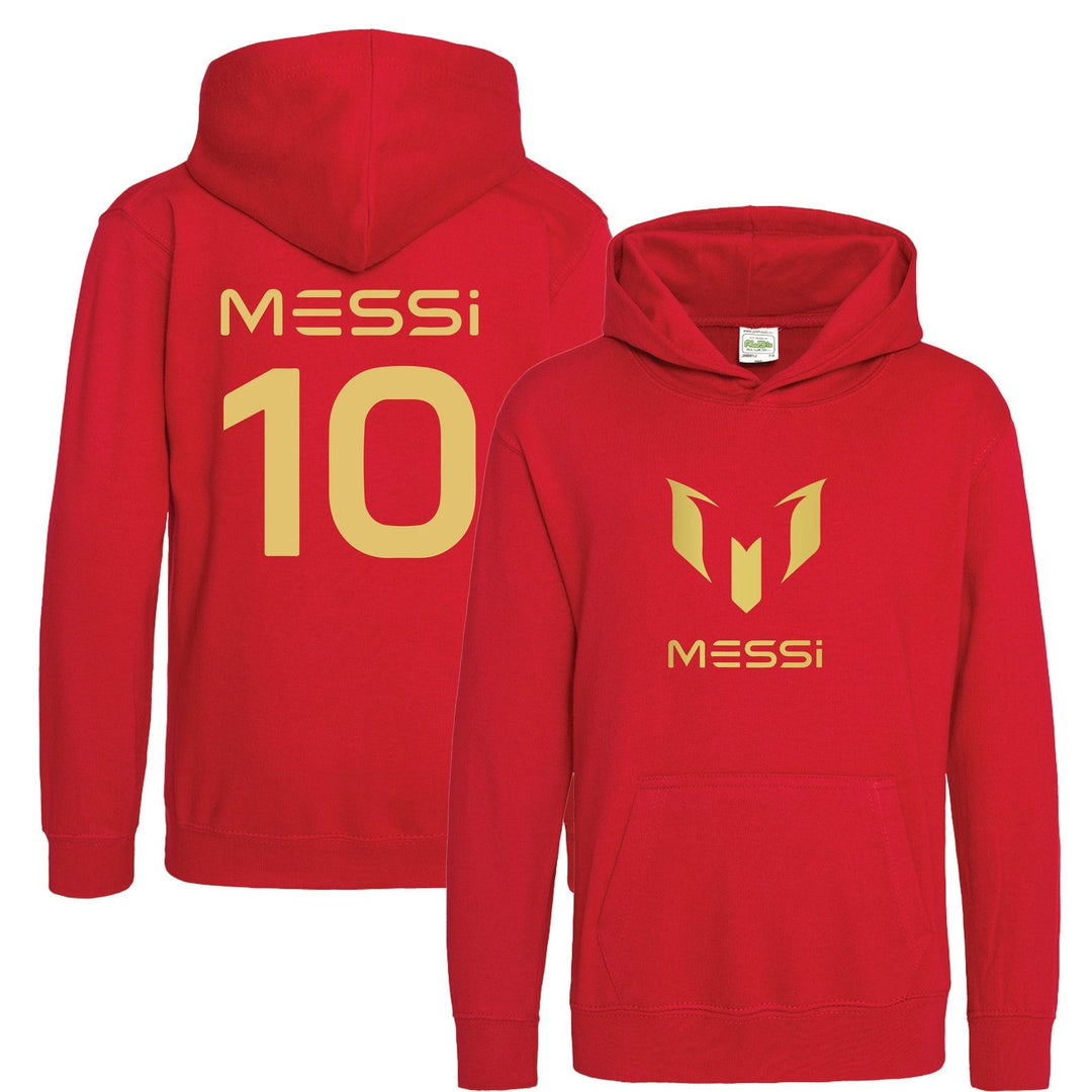 Kids Lionel Messi Inspired Soccer Hoodie Jumper footy merch Jumper Messi Merch Messi Boys Girls Gift Top Tee 3-13yrs Number 10 #10