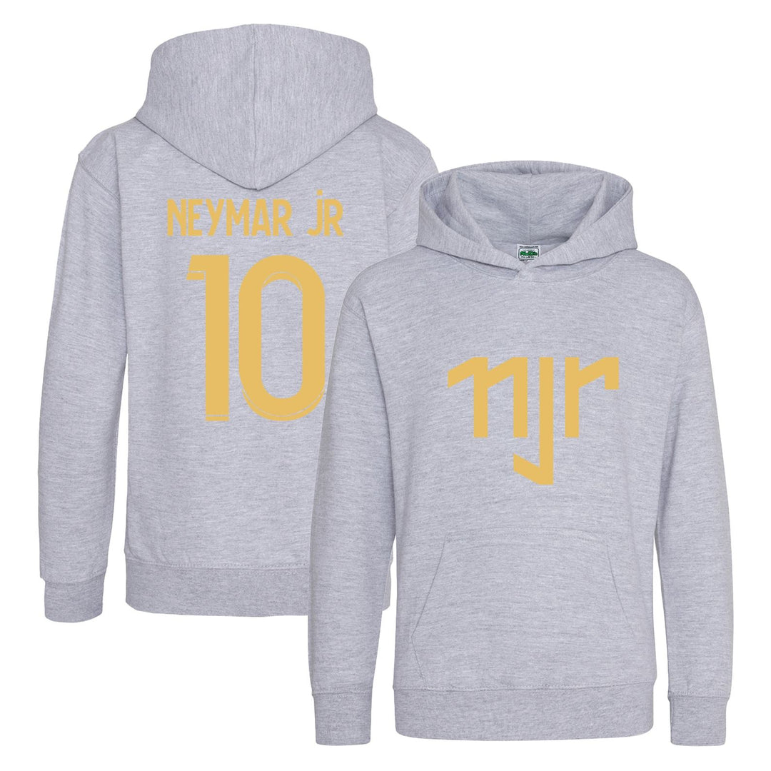 Kids Neymar Jr Inspired Soccer Hoodie Jumper footy merch Jumper Neymar Jr Merch Boys Girls Gift Top Tee 5-13yrs Number 10 # 10