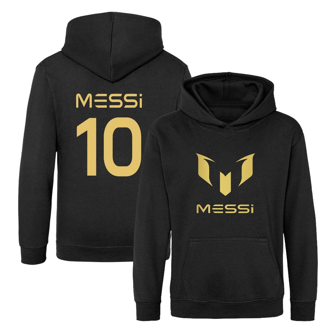 Kids Lionel Messi Inspired Soccer Hoodie Jumper footy merch Jumper Messi Merch Messi Boys Girls Gift Top Tee 3-13yrs Number 10 #10