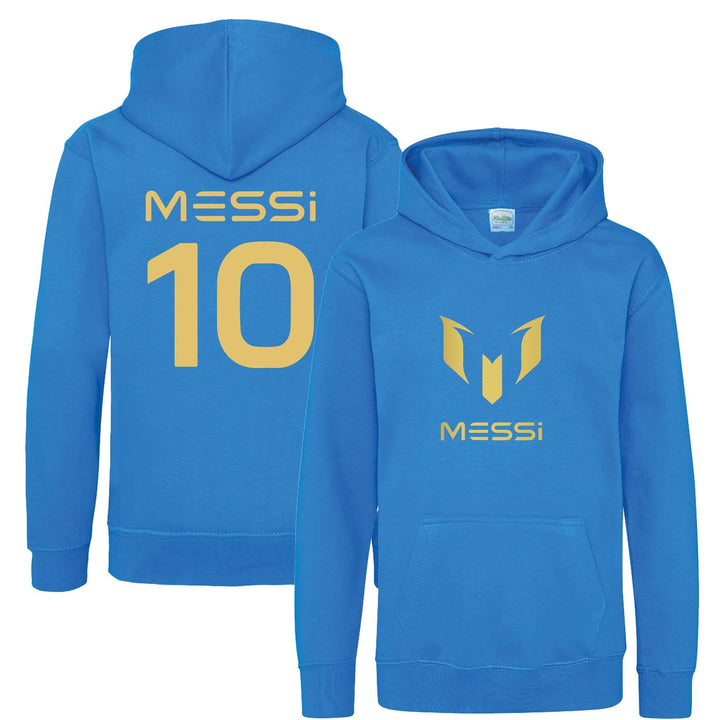 Kids Lionel Messi Inspired Soccer Hoodie Jumper footy merch Jumper Messi Merch Messi Boys Girls Gift Top Tee 3-13yrs Number 10 #10