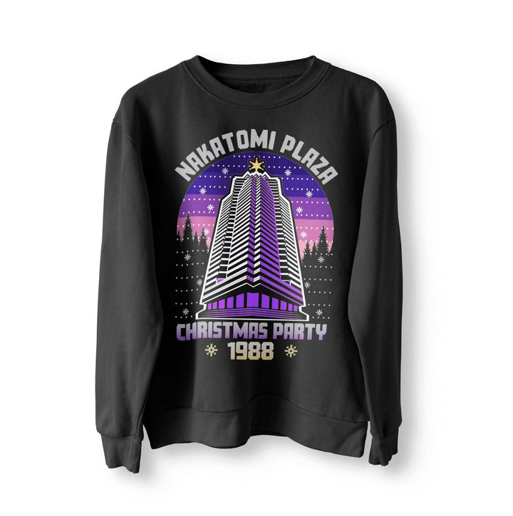 Nakatomi Plaza Party 1988 Christmas Jumper, Sweater, Sweatshirt, Xmas Funny 80's Die Movie Bruce