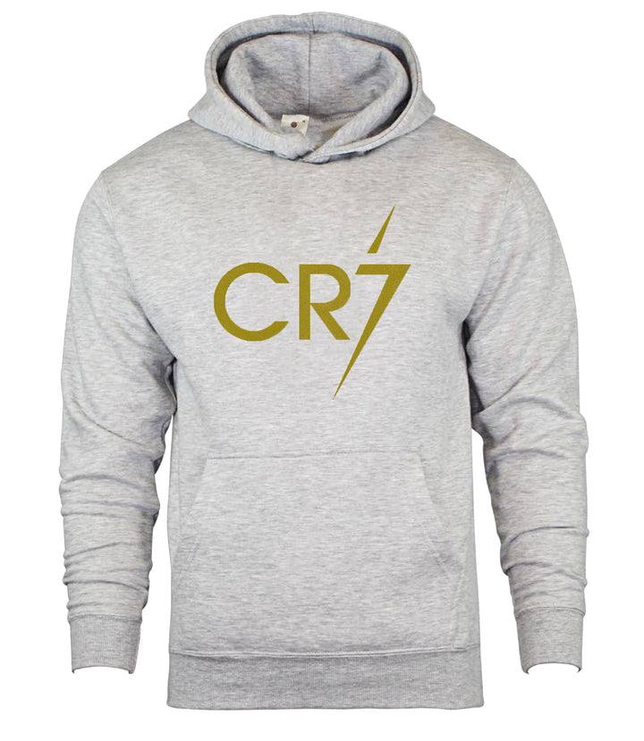 CR7 Hoodie Boys Ronaldo Football Gift Kids Gold Print Cristiano Hoody 5-13 Years