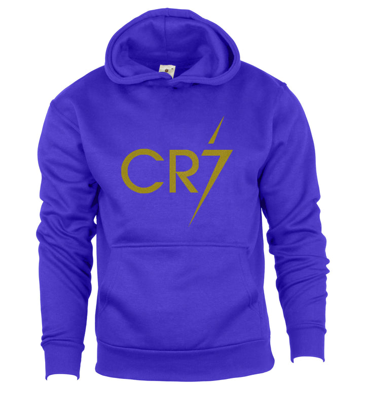 CR7 Hoodie Boys Ronaldo Football Gift Kids Gold Print Cristiano Hoody 5-13 Years