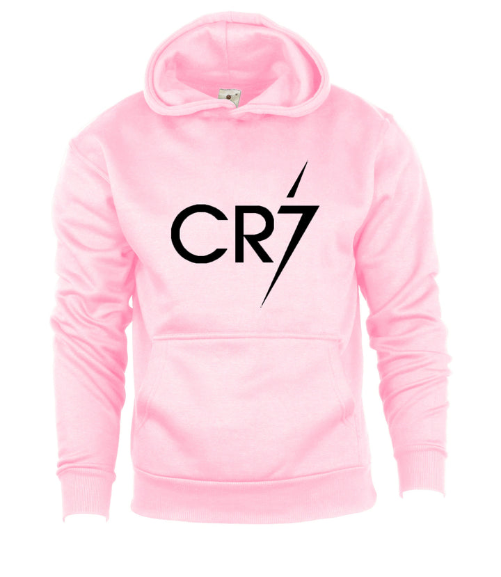 CR7 Hoodie Boys Ronaldo Football Gift Kids Black Print Cristiano Hoody 5-13 Yrs