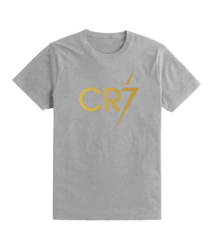 CR7 T Shirt Boys Ronaldo Football Gift Kids Gold Print Cristiano Top 5-13 Years