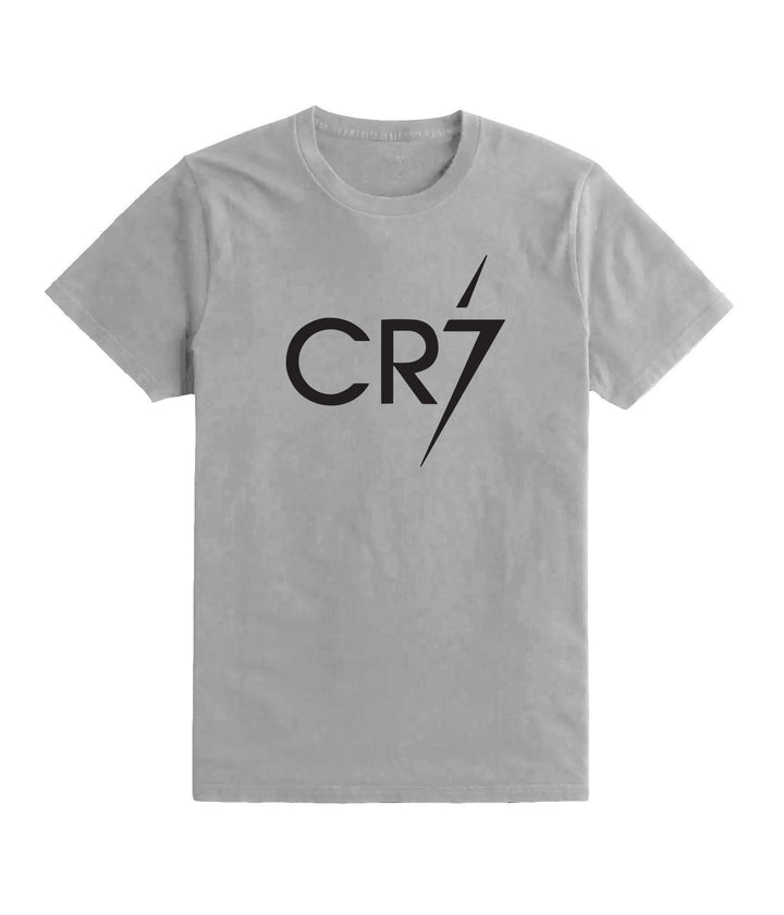 CR7 T Shirt Boys Ronaldo Football Gift Kids Black Print Cristiano Top 5-13 Yrs