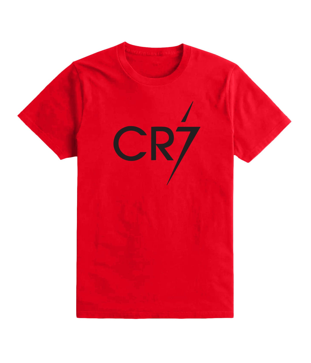 CR7 T Shirt Boys Ronaldo Football Gift Kids Black Print Cristiano Top 5-13 Yrs