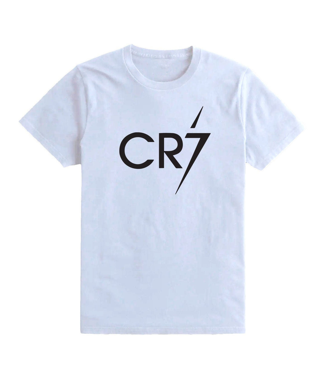 CR7 T Shirt Boys Ronaldo Football Gift Kids Black Print Cristiano Top 5-13 Yrs