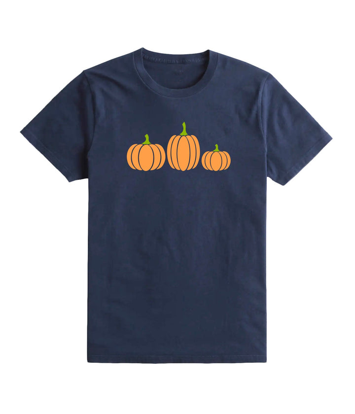 Kids Boys Girls Pumpkin Patch Minimal Halloween T-Shirt Tee Top Autumn Gifts