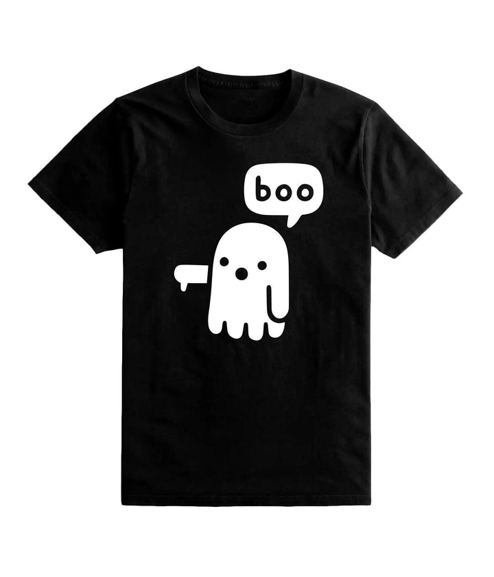 Kids Halloween Boo Ghost Of Disapproval T-Shirt Boys Girls Cute Horror Scary Costume