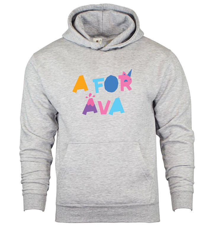 Kids Personalised A for Adley Hoodie, Custom Name Hoodie Hooded Tops, Cute Gift Ideas