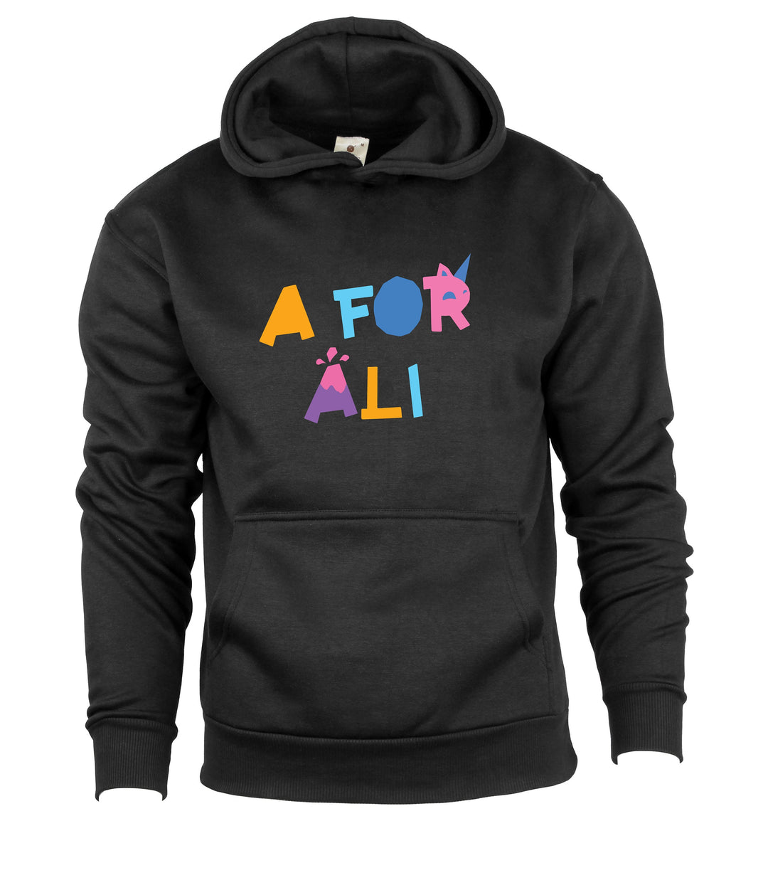 Kids Personalised A for Adley Hoodie, Custom Name Hoodie Hooded Tops, Cute Gift Ideas