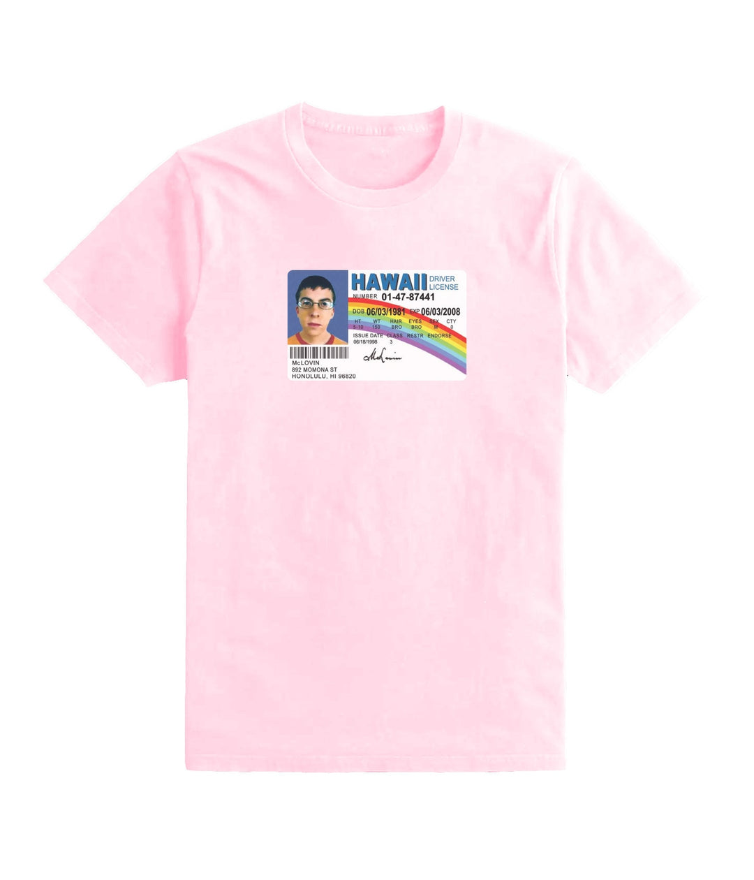 McLOVIN Fake ID Shirt