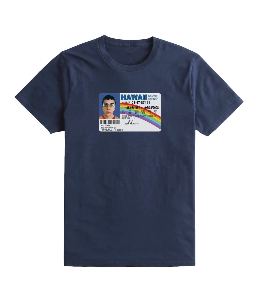 McLOVIN Fake ID Shirt