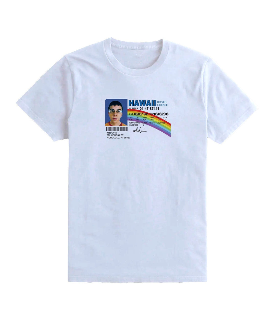 McLOVIN Fake ID Shirt