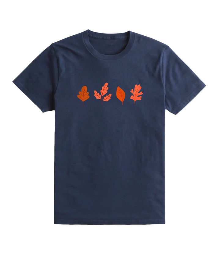 Minimalist Fall/Autumn Leaves T-Shirt, Cute Autumn Shirt, Fall T-Shirt, Autumn Tee, Autumn Love Shirt, Cute Tall T-Shirt