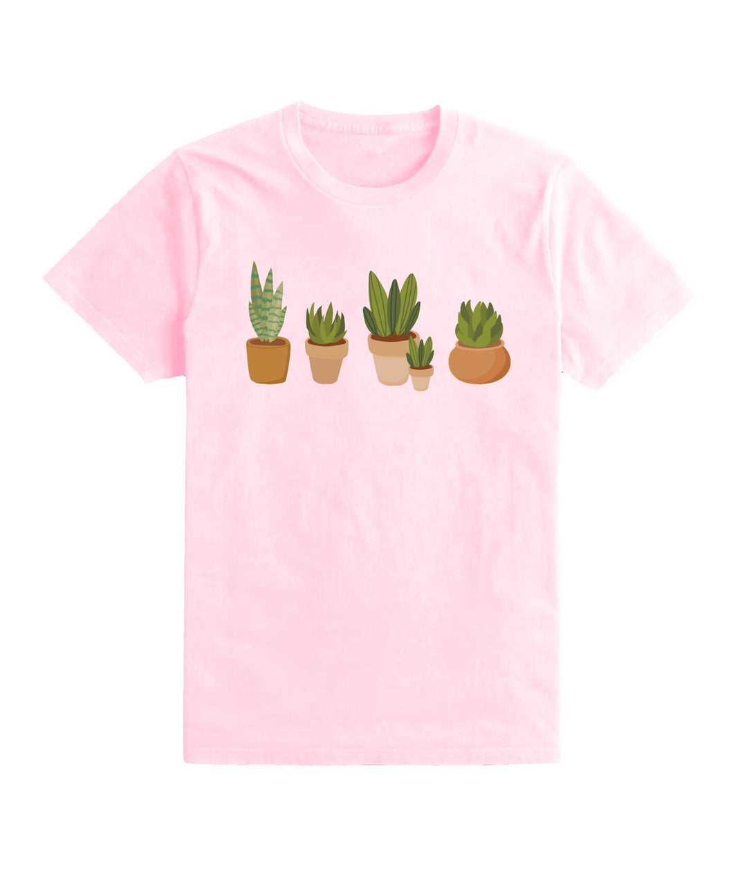 Minimalist Plant Pots T-Shirt, Gift for Her, Women Trendy Tshirt, Nature Tee, Floral Tee, Gardener Botanical Shirt