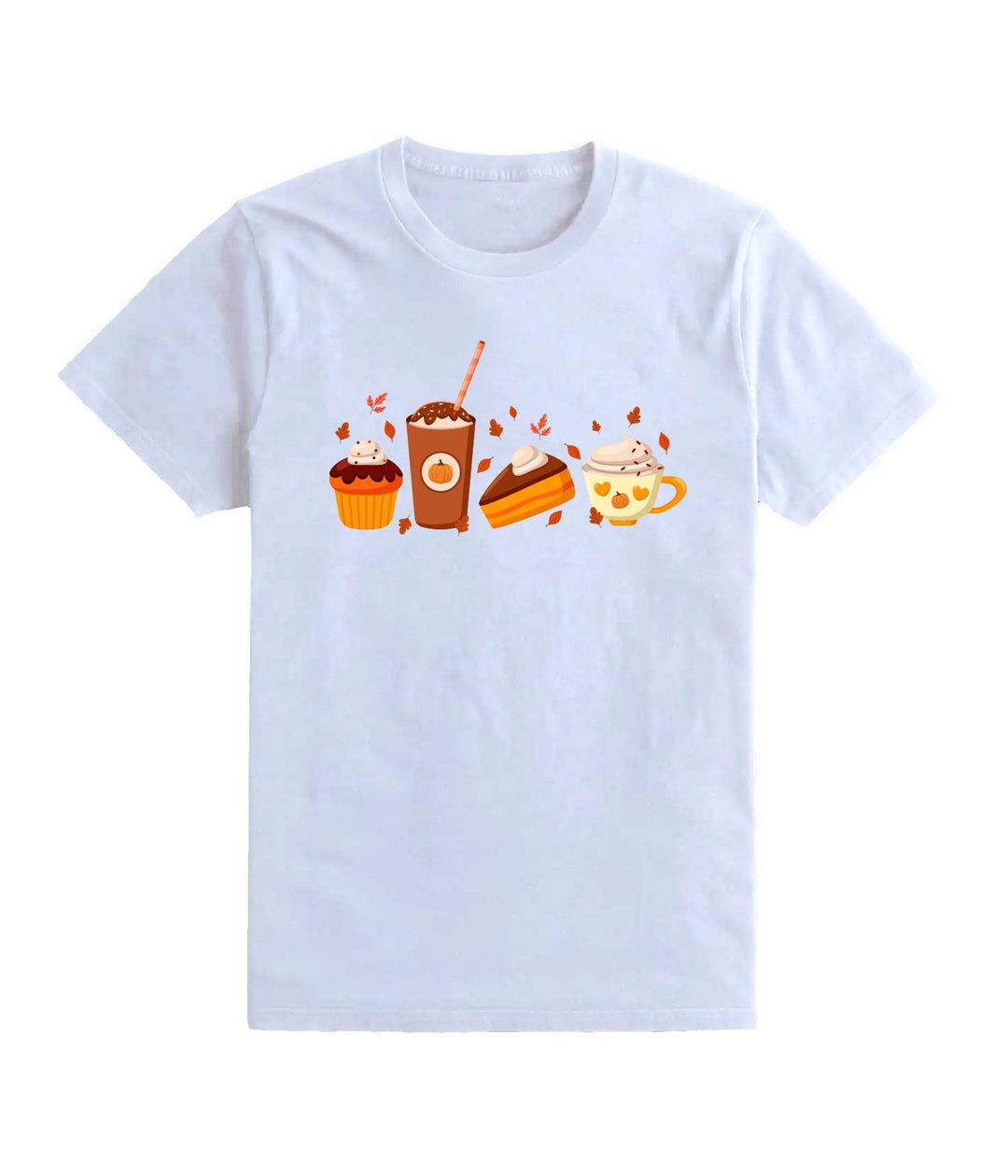 Fall Dessert Shirt, Cute Fall Shirt, Coffee Lover tee Shirt, Pumpkin Spice Shirt, Thanksgiving Shirt