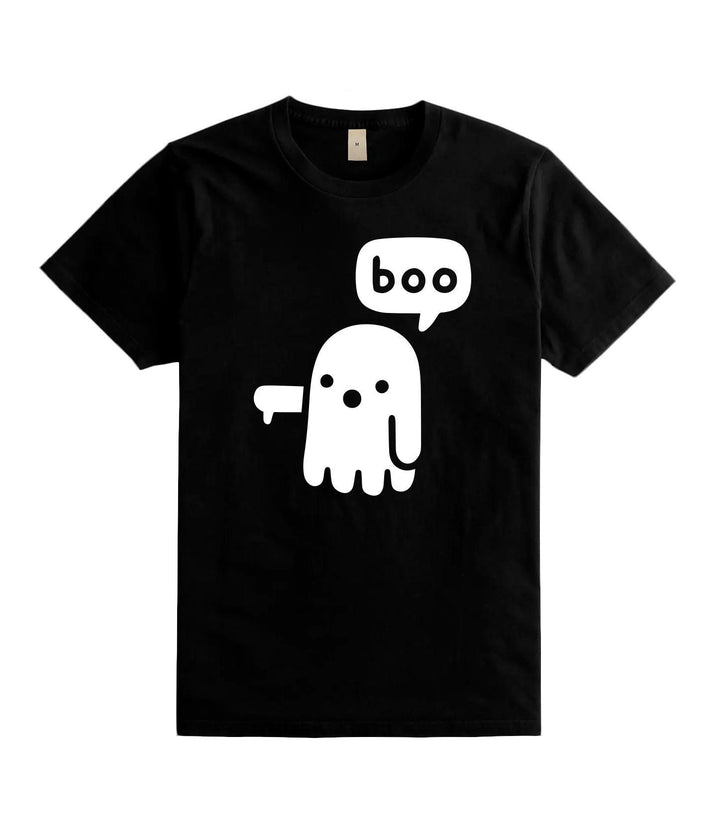 Boo Ghost Of Disapproval Halloween T-Shirt Boys Girls Cute Horror Scary Costume