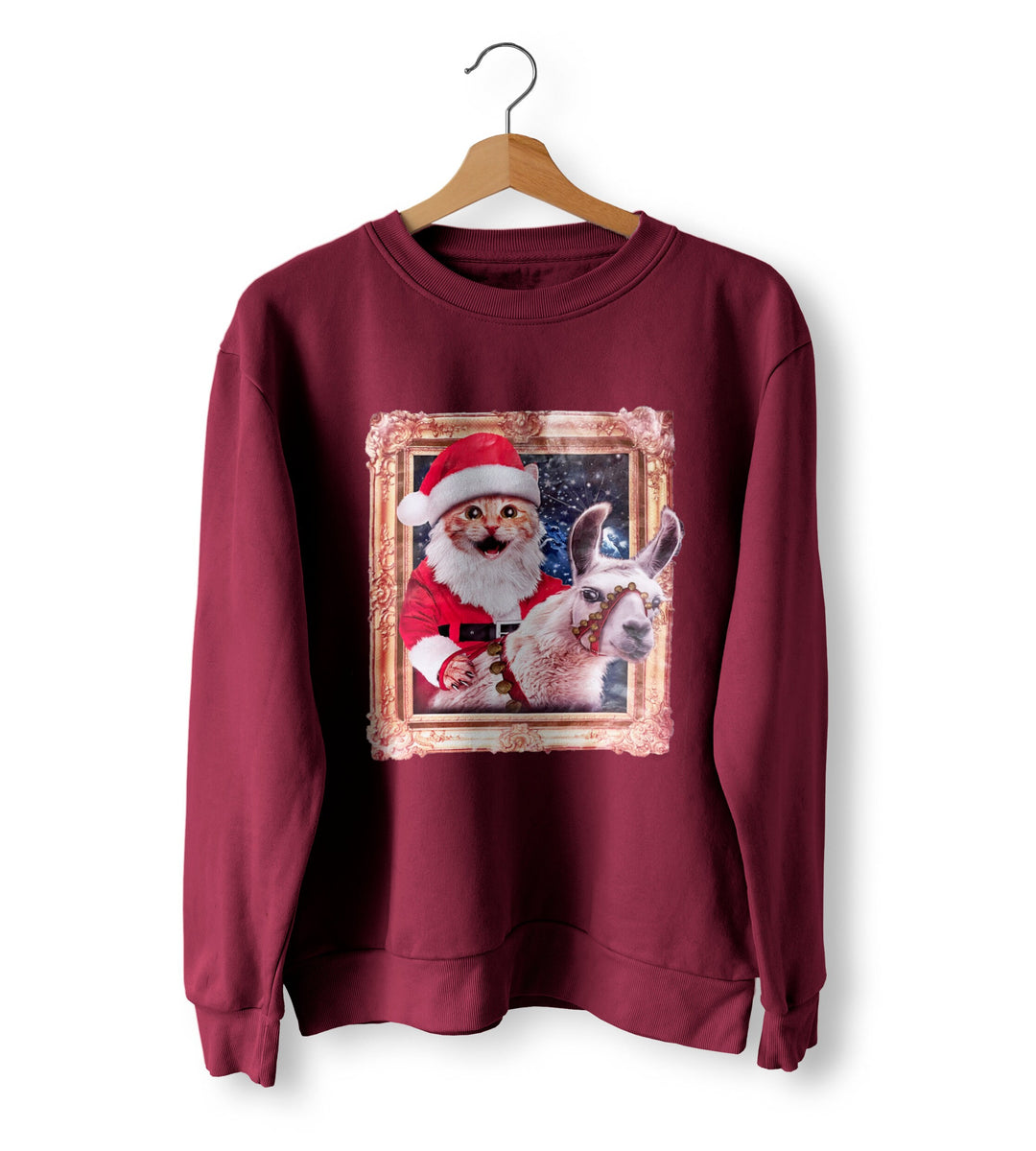 Ugly Christmas Jumper, Christmas Cat and Llama Jumper, Christmas Gifts, Christmas Cat Jumper