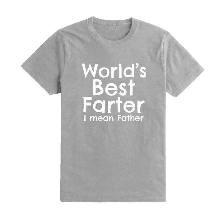 Father's Day Gift, World's Best Farter T-Shirt, Funny Father's Day Present, Funny Novelty Dad Tee