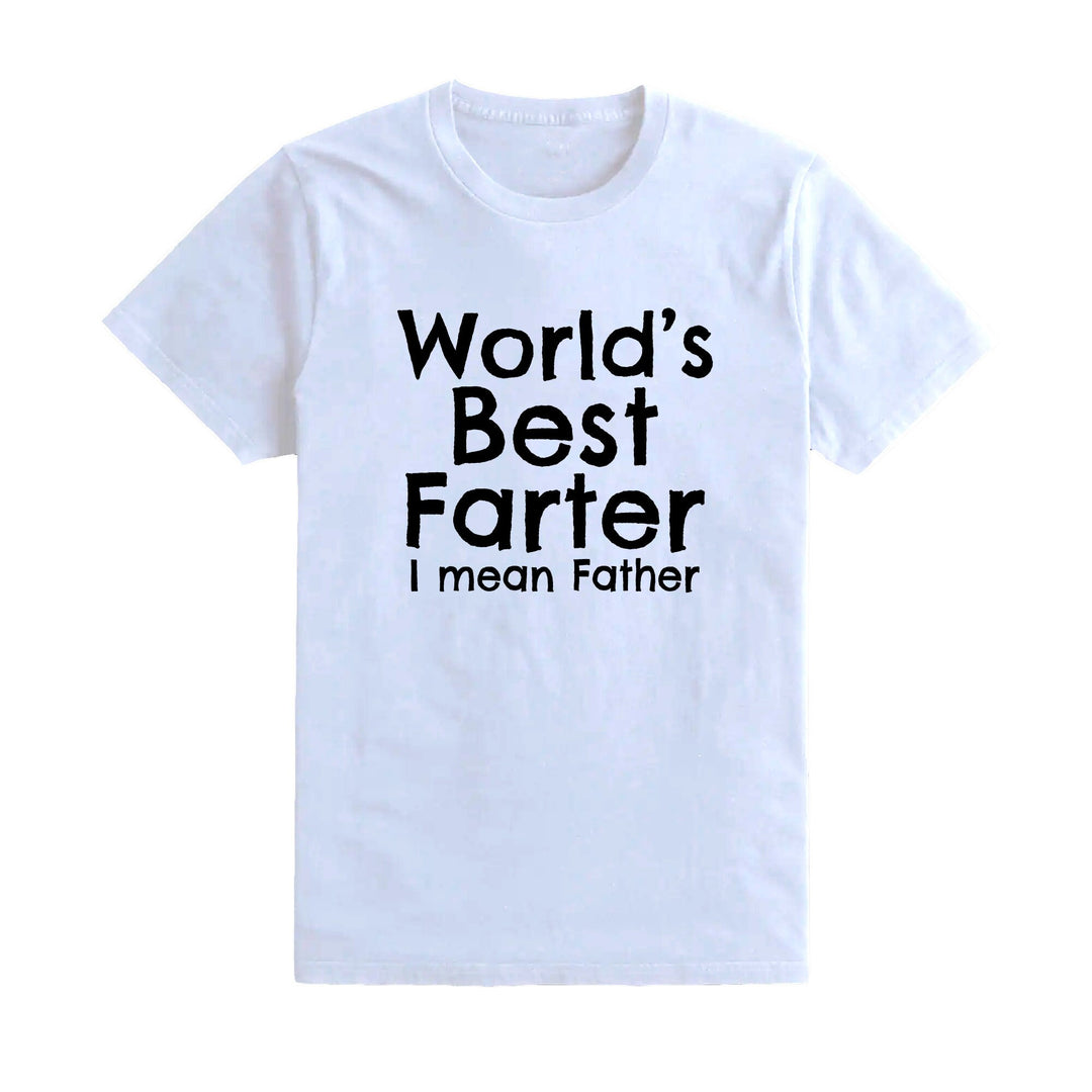 Father's Day Gift, World's Best Farter T-Shirt, Funny Father's Day Present, Funny Novelty Dad Tee