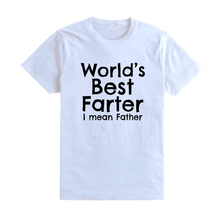 Father's Day Gift, World's Best Farter T-Shirt, Funny Father's Day Present, Funny Novelty Dad Tee