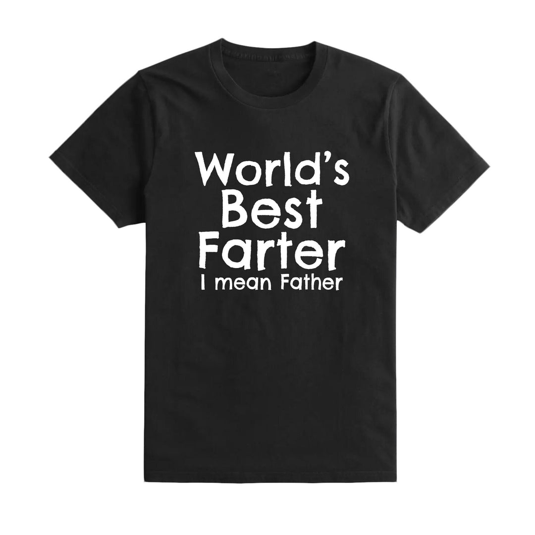 Father's Day Gift, World's Best Farter T-Shirt, Funny Father's Day Present, Funny Novelty Dad Tee